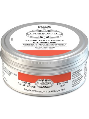 Lefranc&Bourgeois : Charbonnel : Baskı & Gravür Mürekkebi : 200 ml : Vermillion Red
