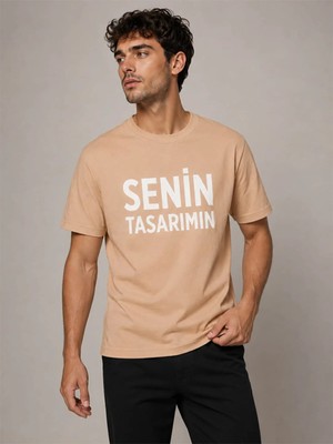 Sawk Kişiye Özel Baskılı  24/1 Kısa Kol T-Shirt Kendin Tasarla Yazılı Fotoğraflı Tasarımlı Erkek