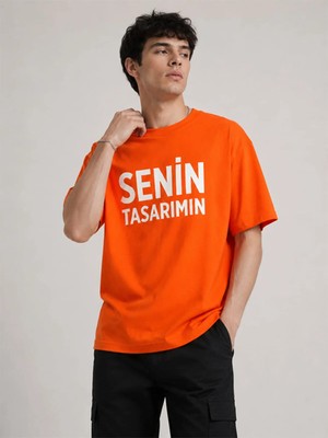 Sawk Kişiye Özel Baskılı  24/1 Kısa Kol T-Shirt Kendin Tasarla Yazılı Fotoğraflı Tasarımlı Erkek