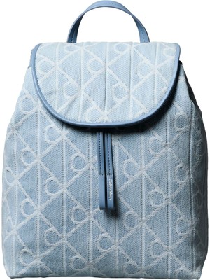 Calvin Klein Emblem Aop Denım Bac
