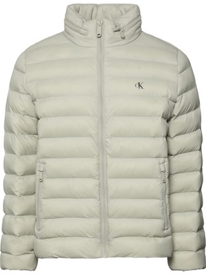 Calvin Klein Ls Nylon Lt Wt Hooded  Fz Puffer