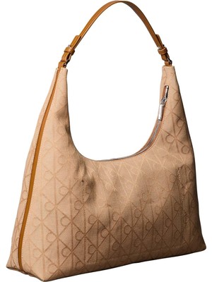 Calvin Klein Emblem Jacquard Shoulder Bag