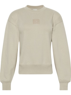 Calvin Klein Ls Premıum Terry Emblem Logo Cre