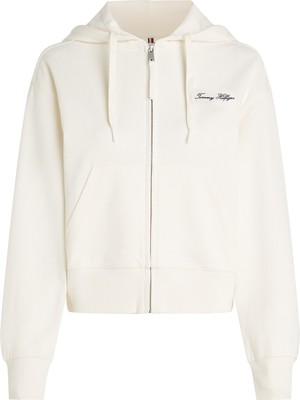 Tommy Hilfiger Scrıpt Reg Pıque Zıp-Up Hoodıe