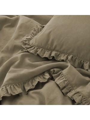 %100 Pamuk Stone Washed Çift Kişilik Nevresim Takımı