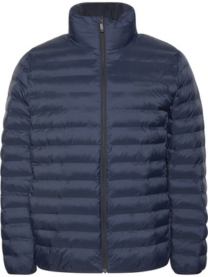 Calvin Klein Ls Lt Wt Nylon Channeled Puffer