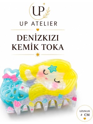 Up Atelier Deniz Kızı Kemik Toka 8cm