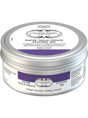 Lefranc&Bourgeois : Charbonnel : Baskı & Gravür Mürekkebi : 200 ml : Stable Violet