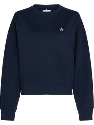 Tommy Hilfiger Th Scrıpt Pıque Sweatshırt