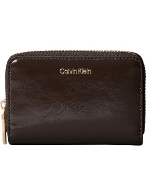Calvin Klein Foıl Glossy Square Zıp Around