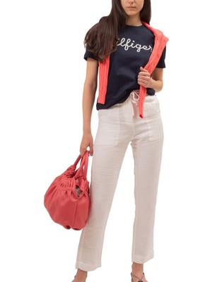 Tommy Hilfiger Reg Rope Puff Prınt C-Nk Ss