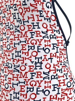 Tommy Hilfiger Straıght Neck One Pıece Prınt