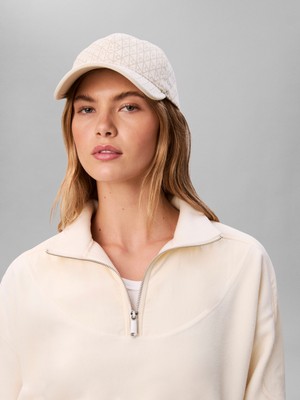 Calvin Klein Emblem Prınt W Leather Patch Cap