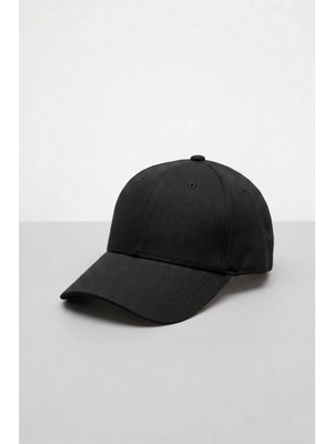 Mollycrush Büyük Kafa Beyzbol Kepi - Siyah Unisex Xl 59-63 cm Pamuklu Geniş Kalıp