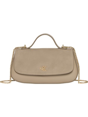 Calvin Klein Ck Brushed Top Handle Chaın Bag
