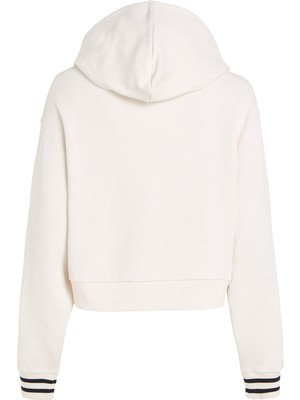 Tommy Hilfiger Reg Monotype Slv Crop Hoodıe