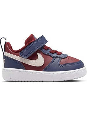 Nike Nıke Court Borough Low Recraft (Td) Bebek Günlük Ayakkabı DV5458-602 Kırmızı