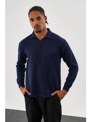Redline Mellow Oversize Sweatshirt Lacivert