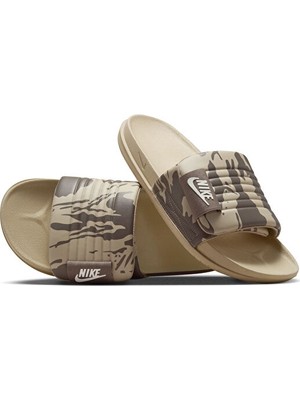 Nike Nıke Offcourt Adjust Slıde Pr Unisex Terlik HF1438-200 Kahverengi