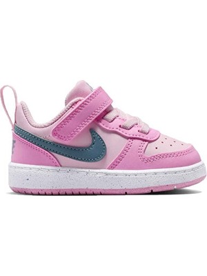 Nike Nıke Court Borough Low Recraft Td Bebek Günlük Ayakkabı DV5458-604 Pembe