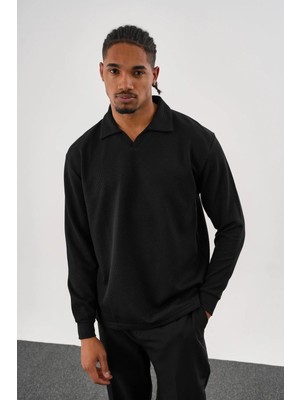 Redline Mellow Oversize Sweatshirt Siyah