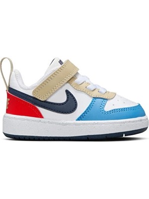 Nike Nıke Court Borough Low Recraft (Td) Bebek Günlük Ayakkabı DV5458-124 Beyaz