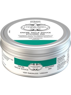 Lefranc&Bourgeois : Charbonnel : Baskı & Gravür Mürekkebi : 200 ml : Viridian