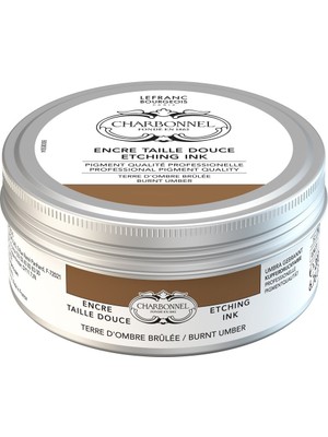 Lefranc&Bourgeois : Charbonnel : Baskı & Gravür Mürekkebi : 200 ml : Burnt Umber