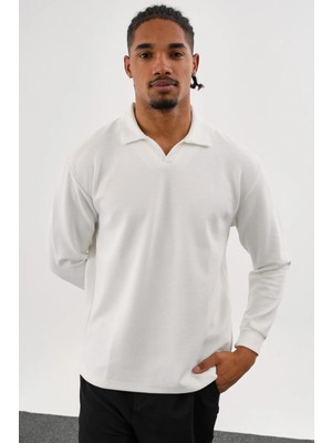 Redline Mellow Oversize Sweatshirt Beyaz