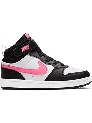 Nike Nıke Court Borough Mıd 2 (Psv) Çocuk Günlük Ayakkabı CD7783-005 Çok Renkli