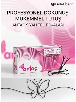 Glonar Siyah Tel Toka 150 Adet