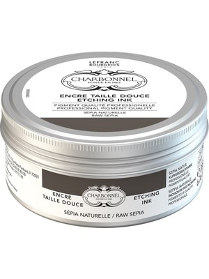 Lefranc&Bourgeois : Charbonnel : Baskı & Gravür Mürekkebi : 200 ml : Raw Sepia