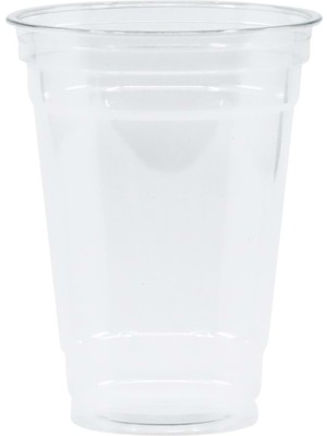Yılhan Ambalaj 14 Oz Şeffaf Pet Bardak 400 cc (400 Ml) 95 mm – Soğuk Kahve, Bubble Tea, Smoothie, Milkshake, Meyve Suyu ve Meşrubat Için Dayanıklı Plastik Bardak