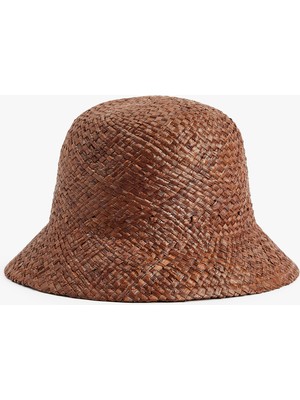 Koton Bucket Hasır Şapka