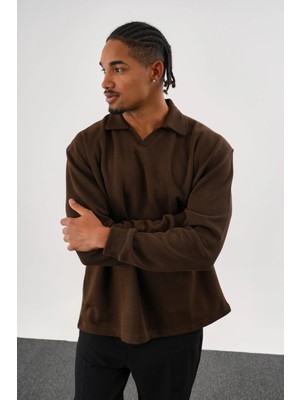 Redline Ease Oversize Sweatshirt Kahve