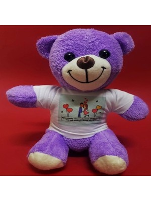 Mutlu Aşıklar Temalı Peluş Ayıcık