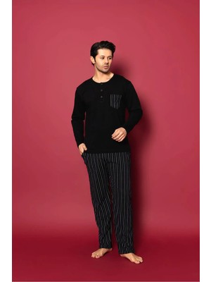 Redline Erkek Uzun Kol Pijama Takımı Yeni Sezon 6715