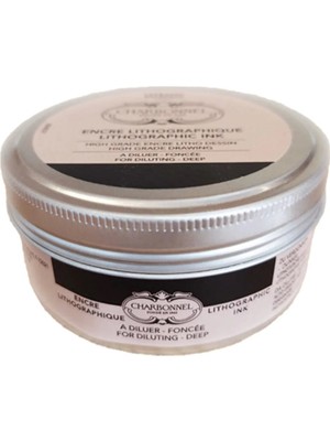 Lefranc&Bourgeois Charbonnel : Macun Mürekkep (Litho High Grade Paste):  125 gr : Siyah
