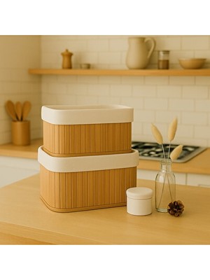 Nomikase Hasır Organizer Sepetleri, Mutfak ve Banyo Için Pratik Çözüm