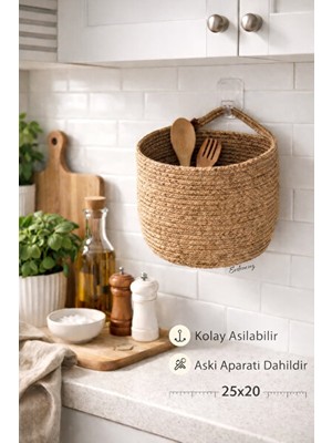 Nomikase Askılı Çok Amaçlı Mutfak ve Banyo Organizer Sepeti