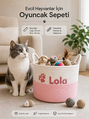 Nomikase Evcil Hayvanlar Için Oyuncak ve Bakım Sepeti