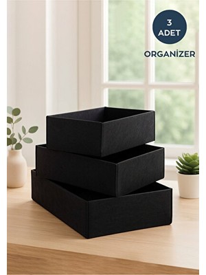 Nomikase Keçe Organizer Sepet Seti ile Dağınıklığı Ortadan Kaldırın