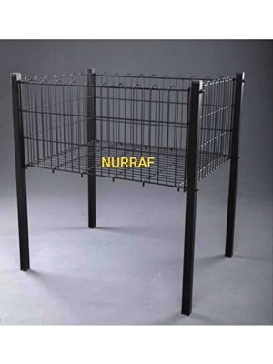 Nomikase Profil Ayaklı 60X60 cm Havuz Sepeti, Geniş ve Pratik Saklama Çözümü