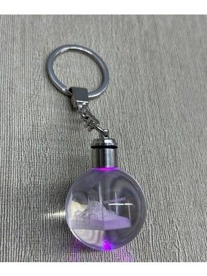 Ledli Sultanahmet Tasarımı Kristal Anahtarlık