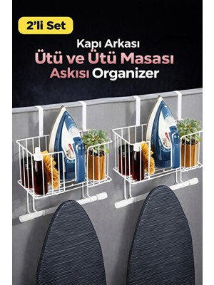 Nomikase 2’li Kapı Arkası Organizer Seti, Ütü ve Masası Askısı ile Düzenli Yaşam