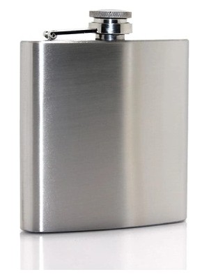 Paslanmaz Çelik 5 Oz Tekli Matara Model 2