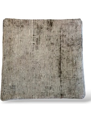 Ottoman Pouffe Art Deco Bohem Eskitme Özel Seri Halı El Dokuması Vintage Kırlent Minder 40X40CM