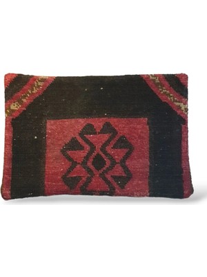 Ottoman Pouffe Art Deco Bohem ''özel Seri Halı'' El Dokuması Vintage Kırlent Minder 40X60CM [26]