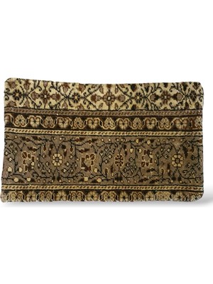 Ottoman Pouffe Art Deco Bohem ''özel Seri Halı'' El Dokuması Vintage Kırlent Minder 30X50CM [54]