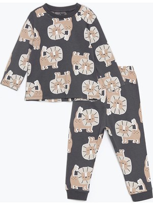 Lc Waikiki Yeni Sezon Bisiklet Yaka Erkek Bebek Pijama Takımı